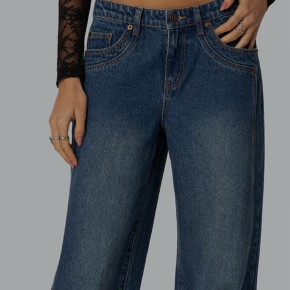 Vesper Cuffed Low Rise Jeans - Picture 2 of 4